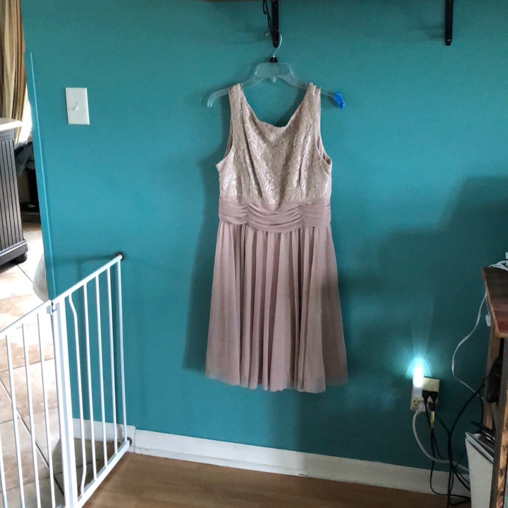 Dress I wore once to a wedding. Nude color